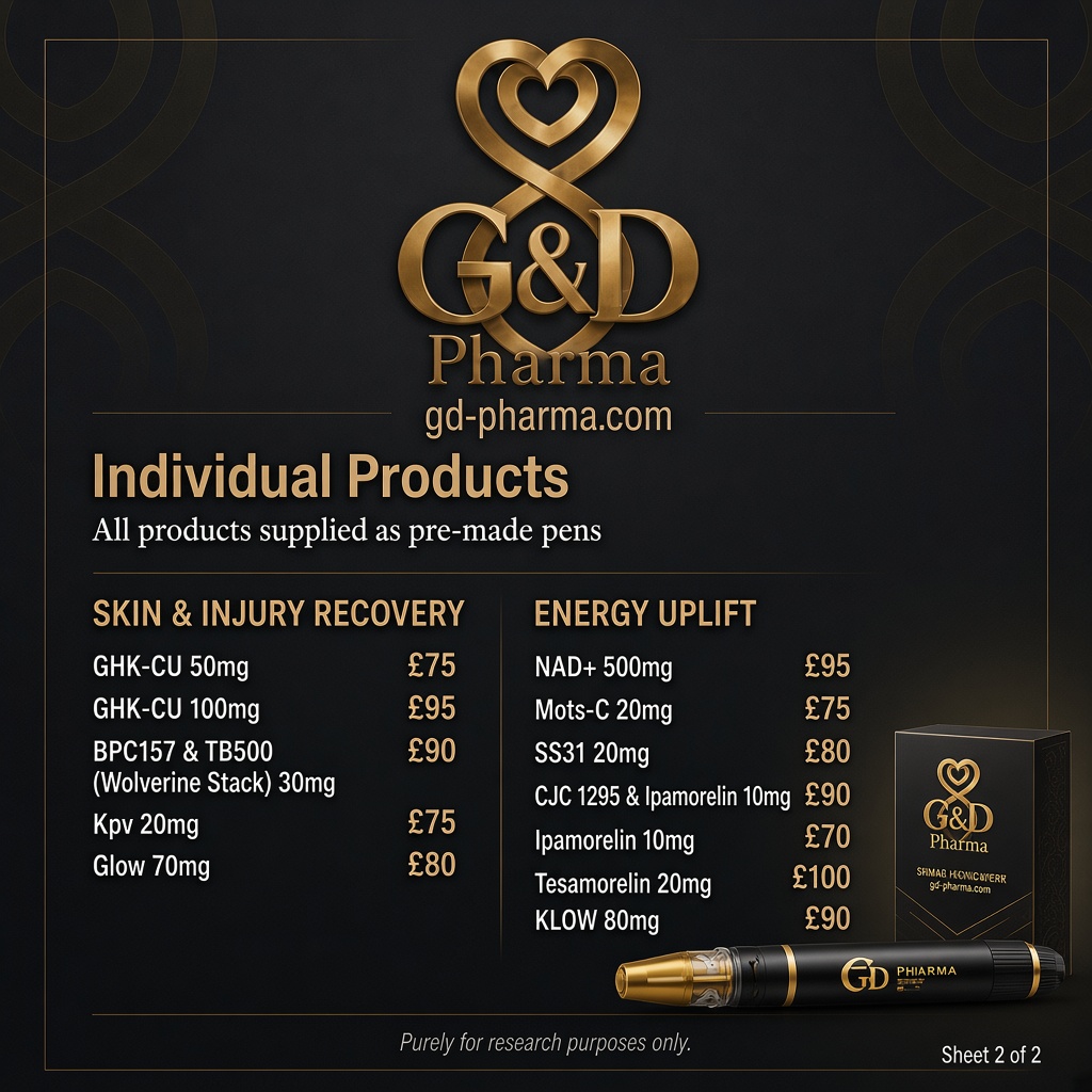 G&D Pharma price list sheet 2