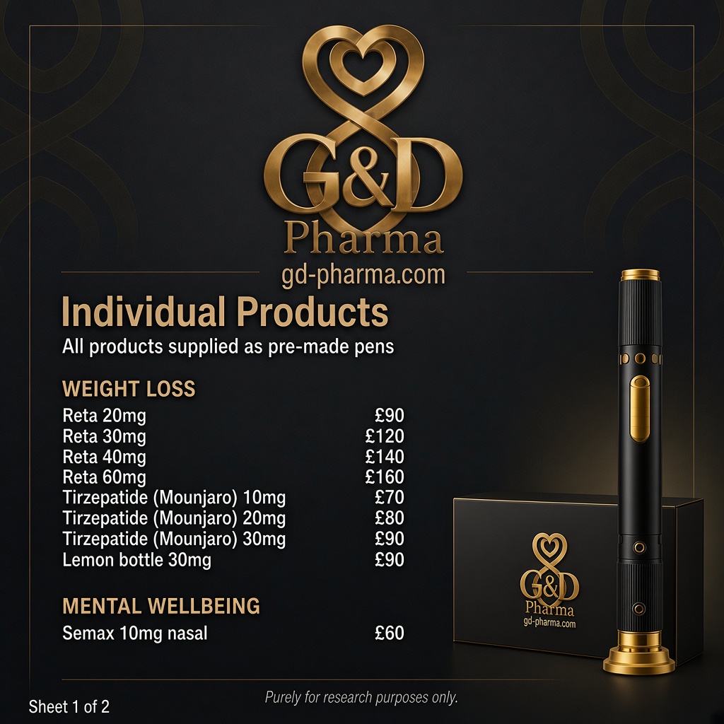 G&D Pharma price list sheet 1